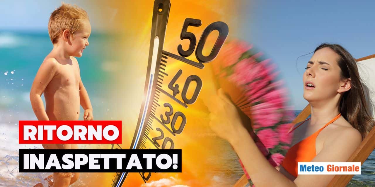 ritorno caldo meteo 2109