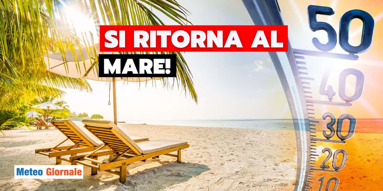 si torna al mare meteo 2509