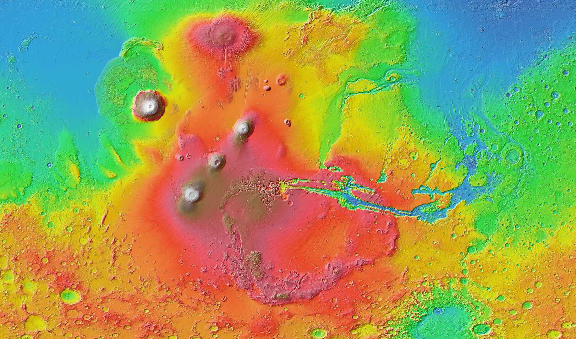 tharsis eruzione marte
