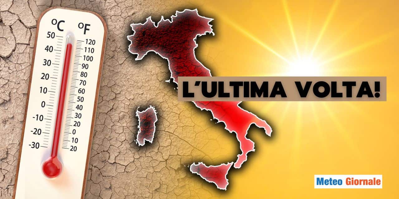ultima ondata di caldo meteo 0309