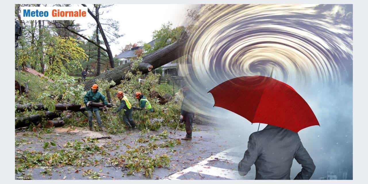 Italia nella morsa del vortice, che poi si sposterà verso la Francia