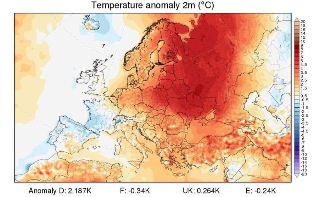 Bilancio meteo di Settembre: la breve frescura non basta, Temperature restano elevate