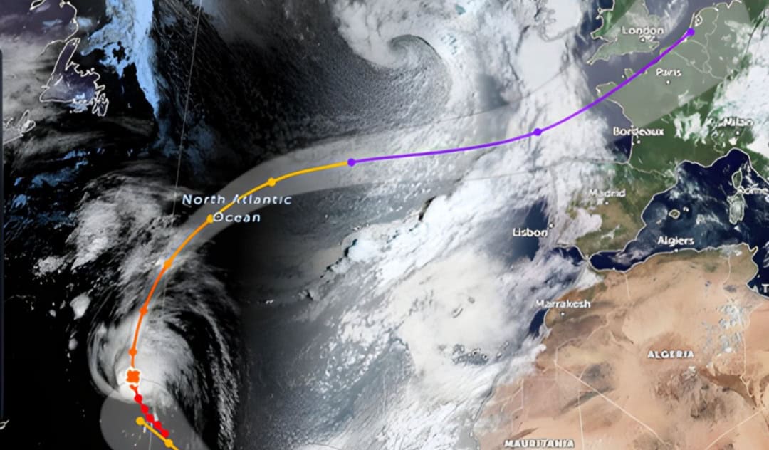 Meteo, l’uragano Kirk verso l’Europa: onde alte 15 metri e allerta per le Azzorre