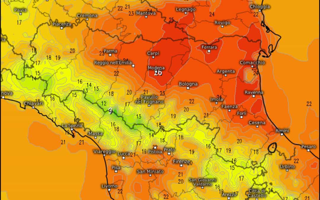 Meteo, Kirk scatena il Garbino: temperature da record e venti impetuosi