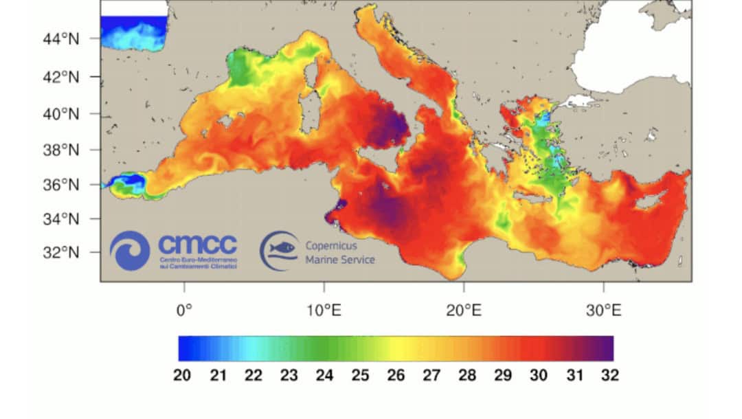 Calde anomalie nel Mediterraneo: un potenziale pericolo per il meteo dei prossimi giorni