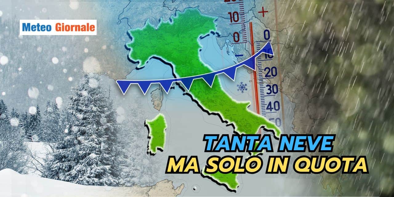 Tanta neve ma solo in quota, il meteo di Ottobre è stato anomalo