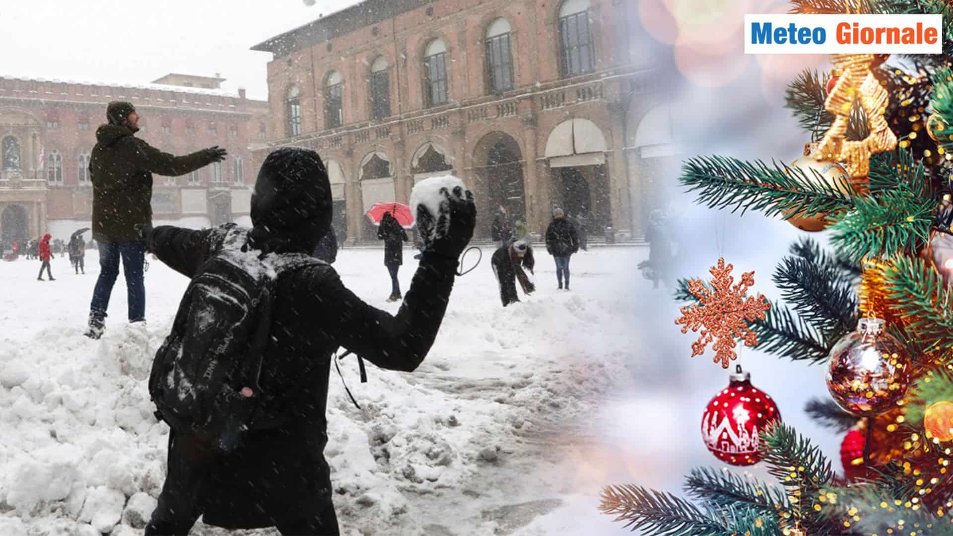 Dicembre e il METEO: il sogno della neve sotto l’albero