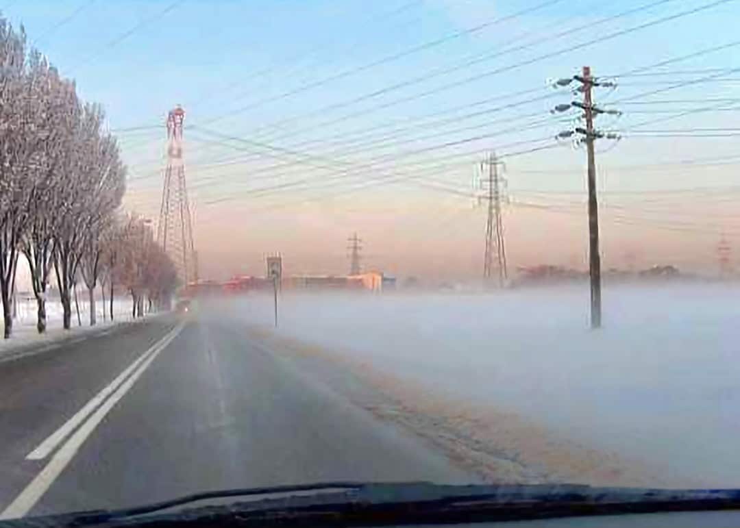 Nebbia da inversione