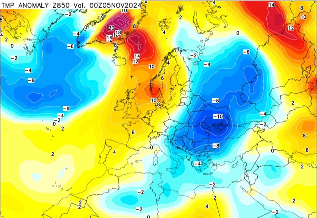 Colpo di scena meteo: dal caldo fuori stagione alla prima NEVE a quote basse