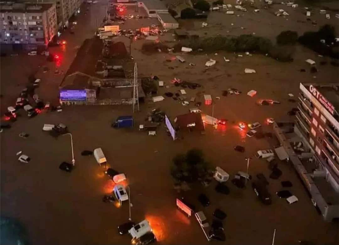 Valencia alluvione lampo