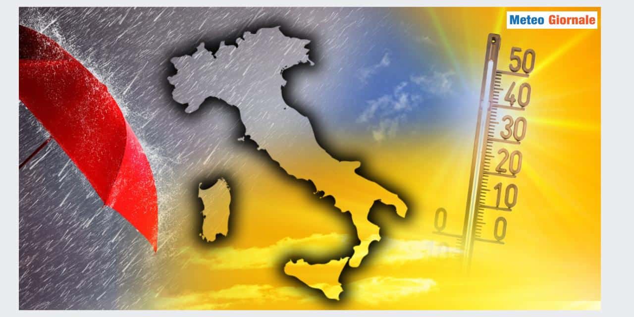 Arriva la perturbazione verso parte d'Italia