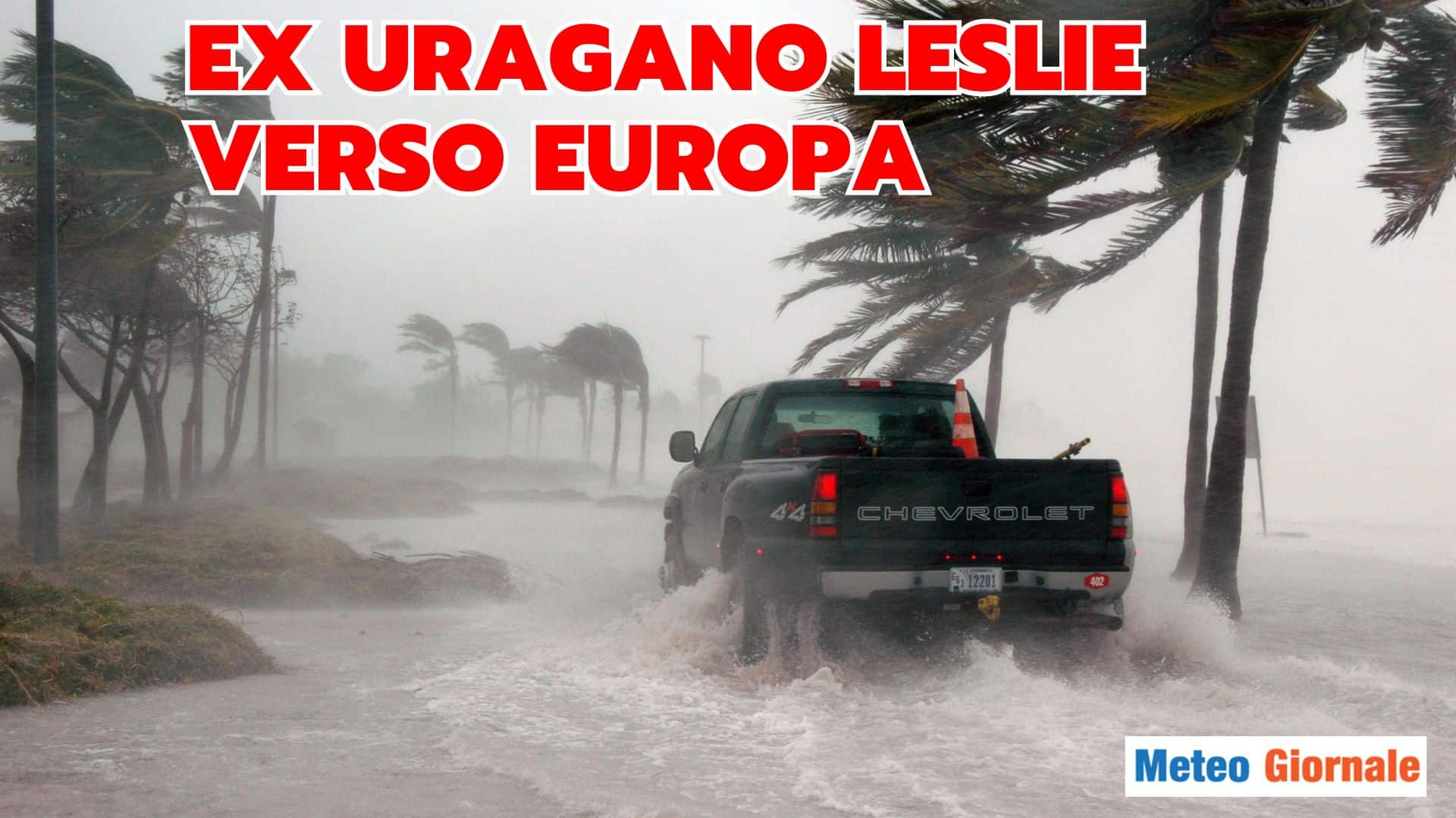 Tempesta tropicale Leslie verso Europa, i primi Paesi interessati
