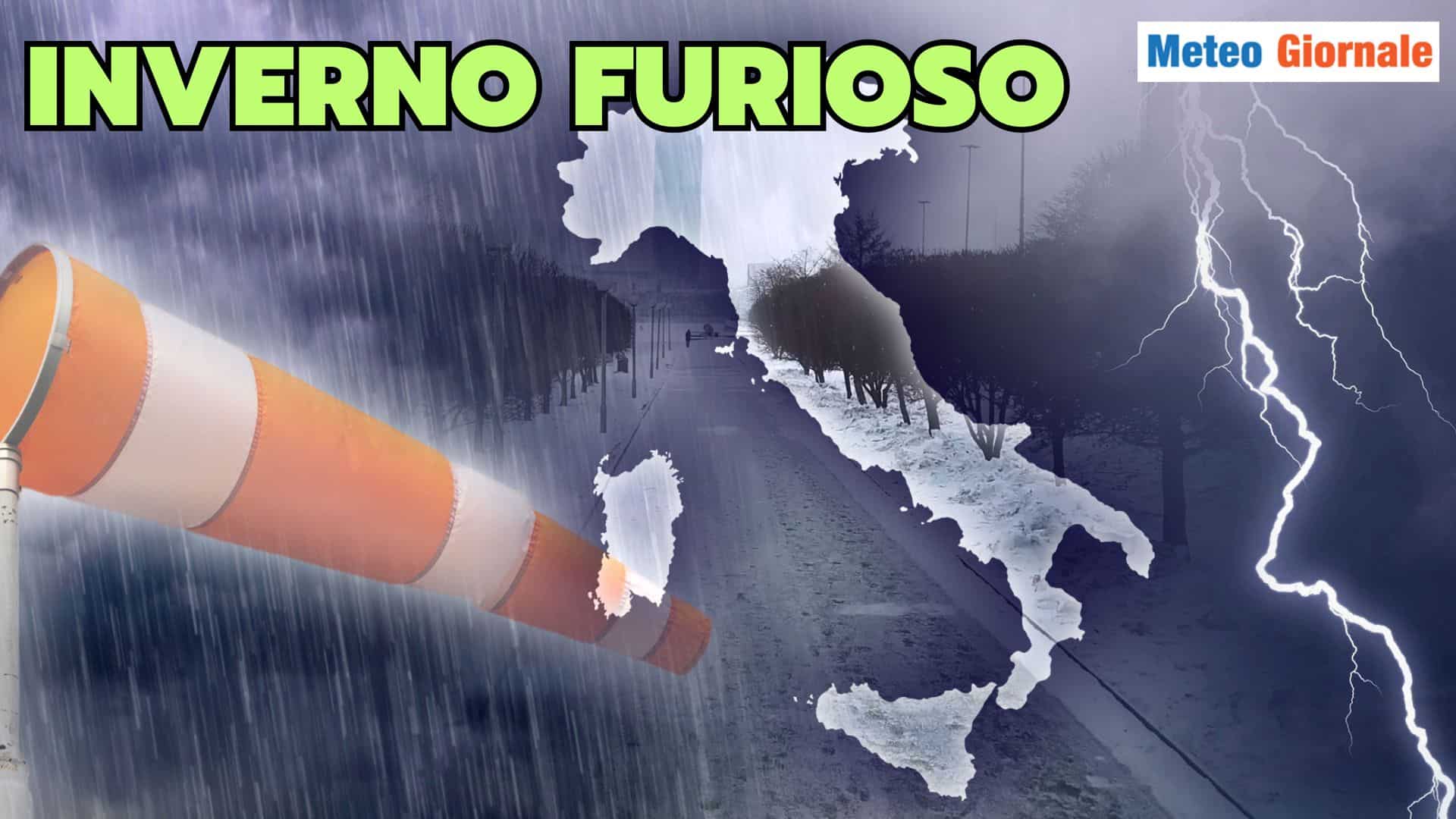 Gelo, neve e piogge: proiezioni METEO per un inverno estremo