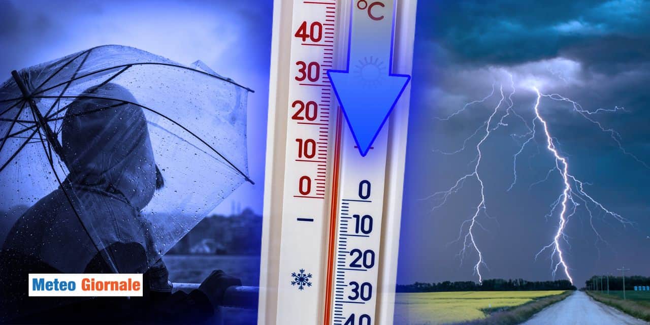 maltempo in vista dopo il caldo meteo 1210
