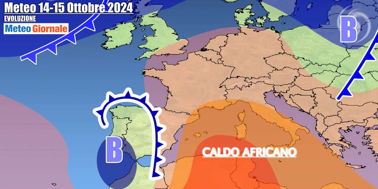 Bel tempo e caldo anomalo ad inizio settimana
