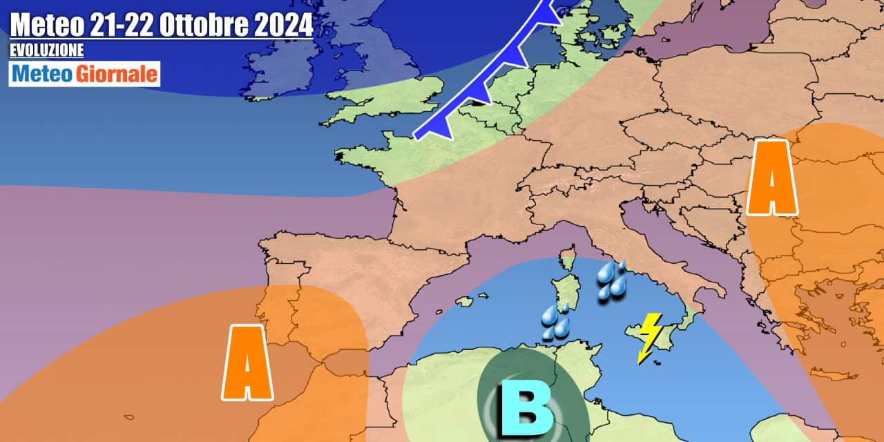 Torna l'anticiclone la prossima settimana, ma ancora insidie instabili