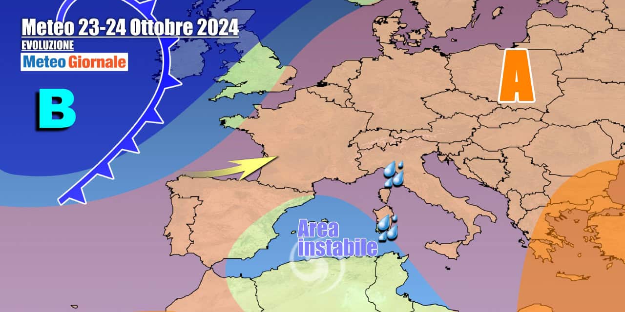 Nuove piogge in arrivo