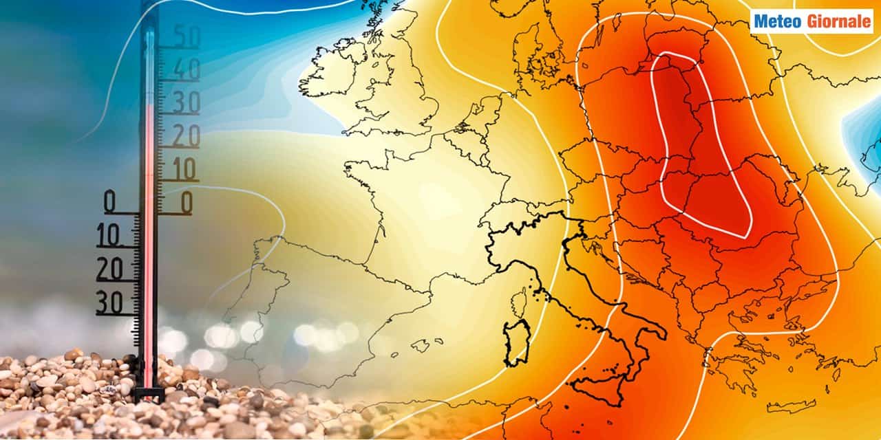 meteo caldo centro sud