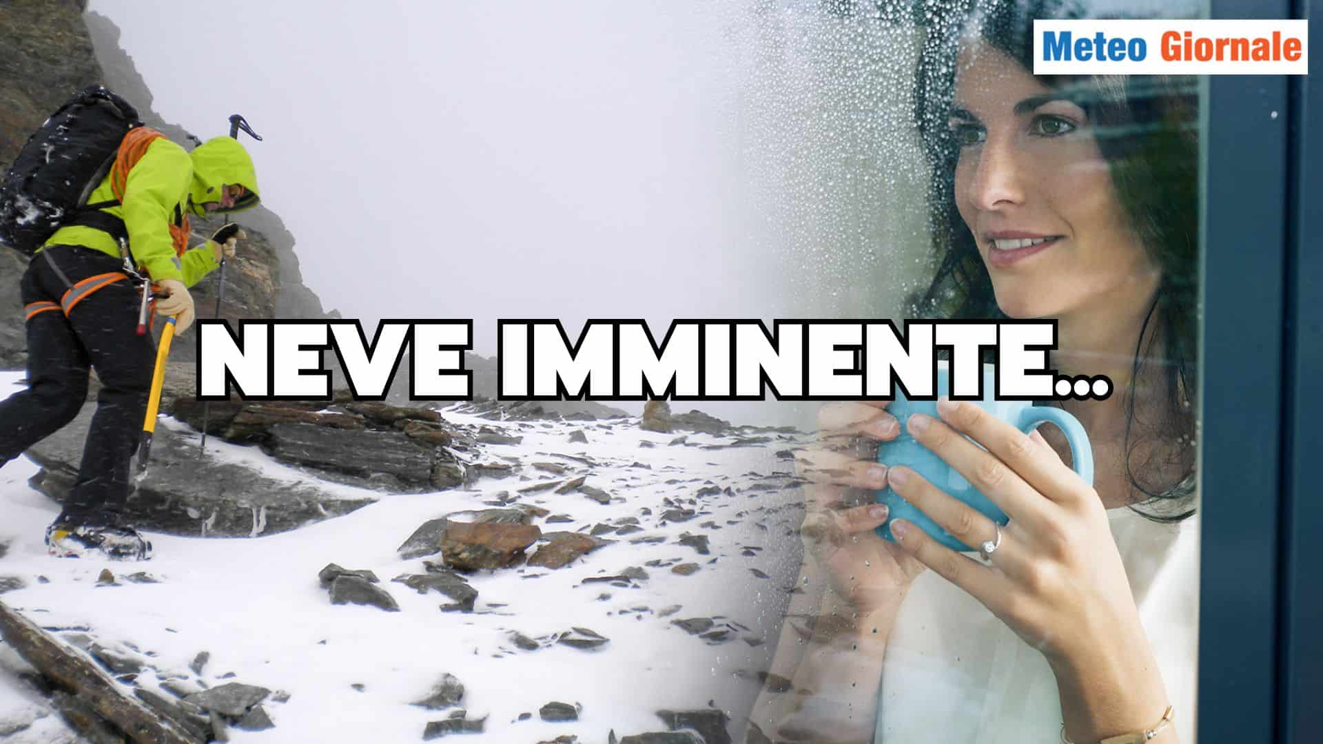 METEO da brividi: pioggia e neve si abbatteranno su tutta italia