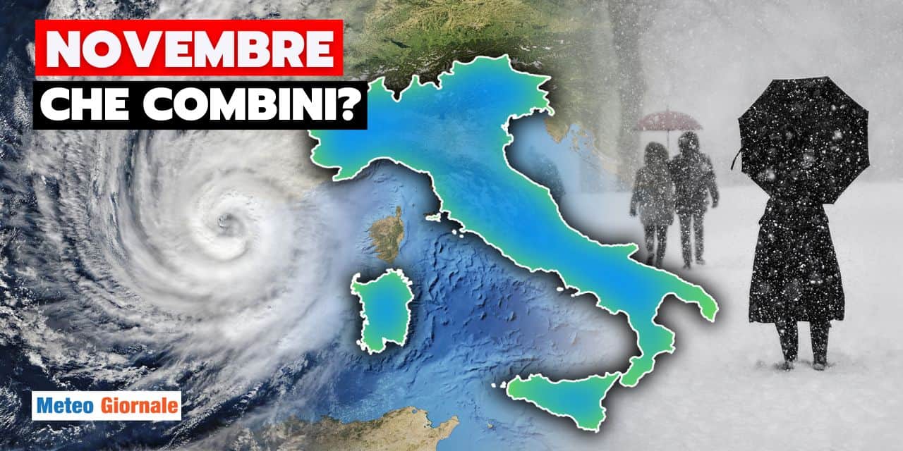 novembre freddo neve precoce meteo 2610