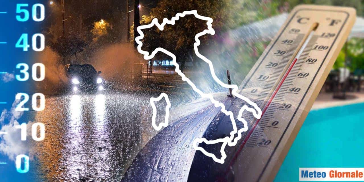 Riecco il maltempo prima del previsto