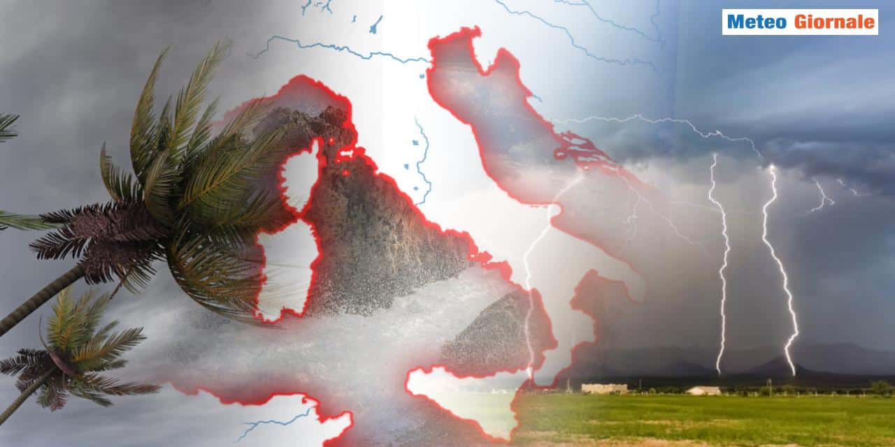 Infurierà il maltempo per giorni