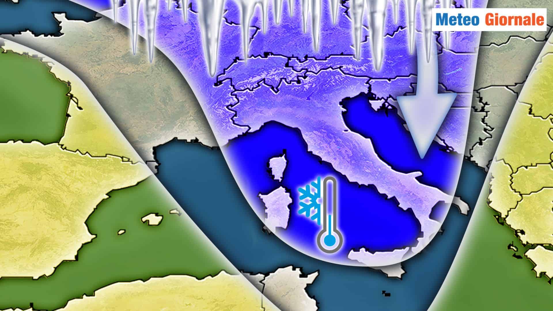 METEO: come la NAO influenza neve e temperature in Italia