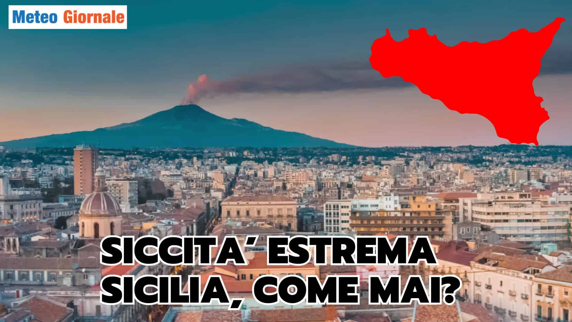 Meteo Sicilia, Siccità estrema. Settembre con piogge ma inefficace: deflussi e falde ancora in crisi