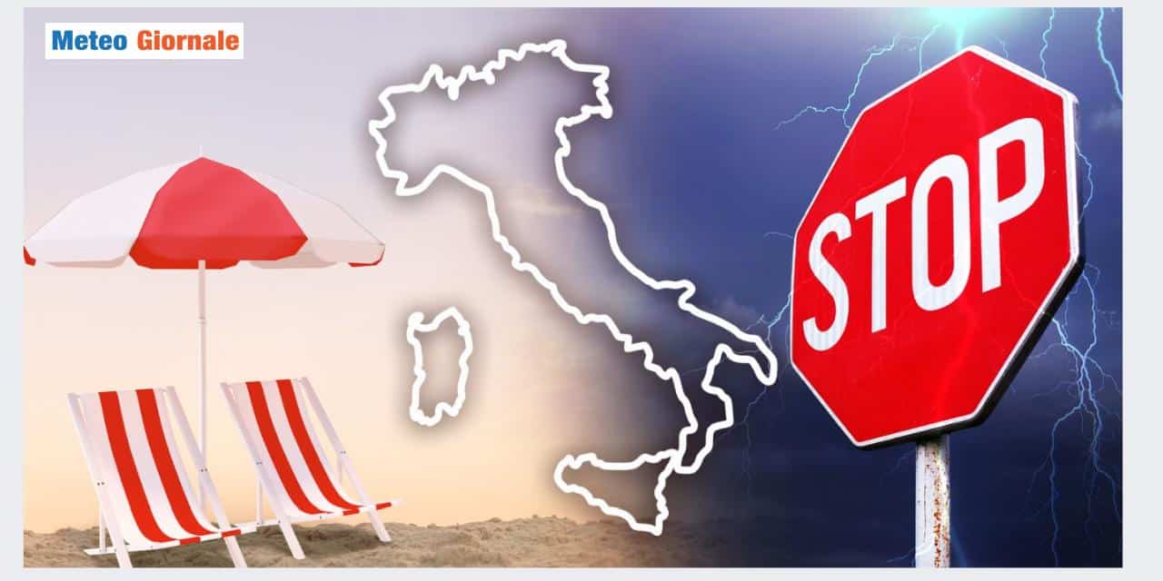 Parte d'Italia col caldo e l'anticiclone incombe