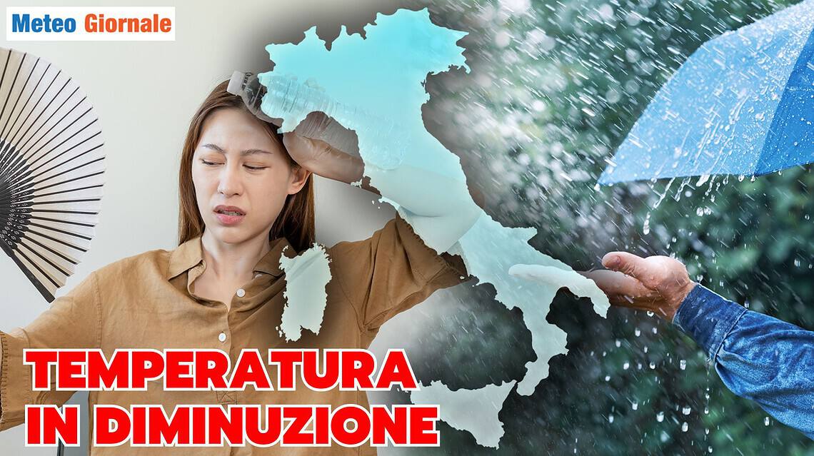 temperatura in diminuzione 17 juyt
