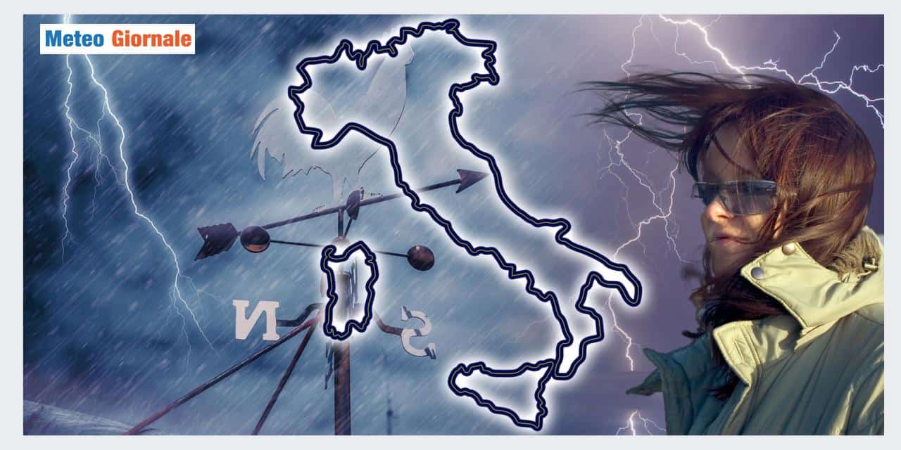 Meteo molto turbolento in vista, per i residui dell'ex uragano Kirk