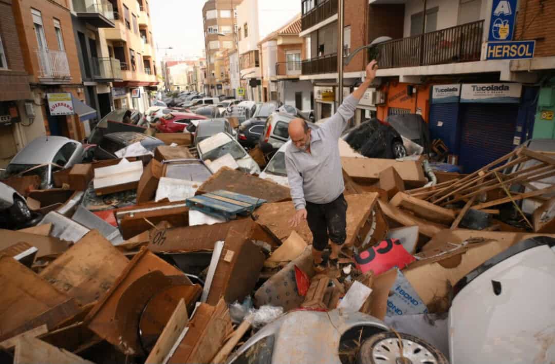 Alluvione Valencia distruzione