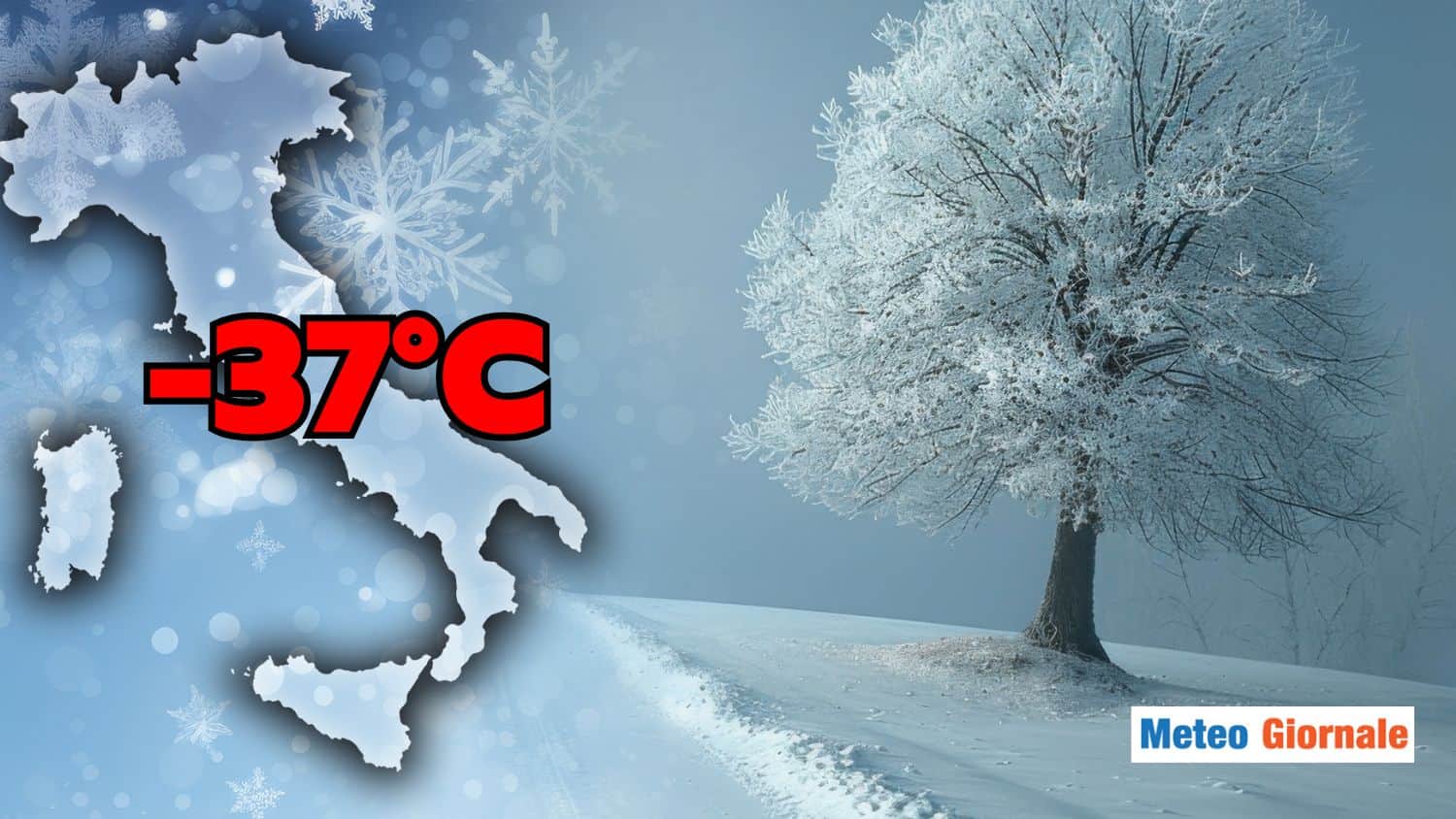 Meteo, Gelo estremo: l’Abruzzo tocca i -37,4°C, record nazionale!