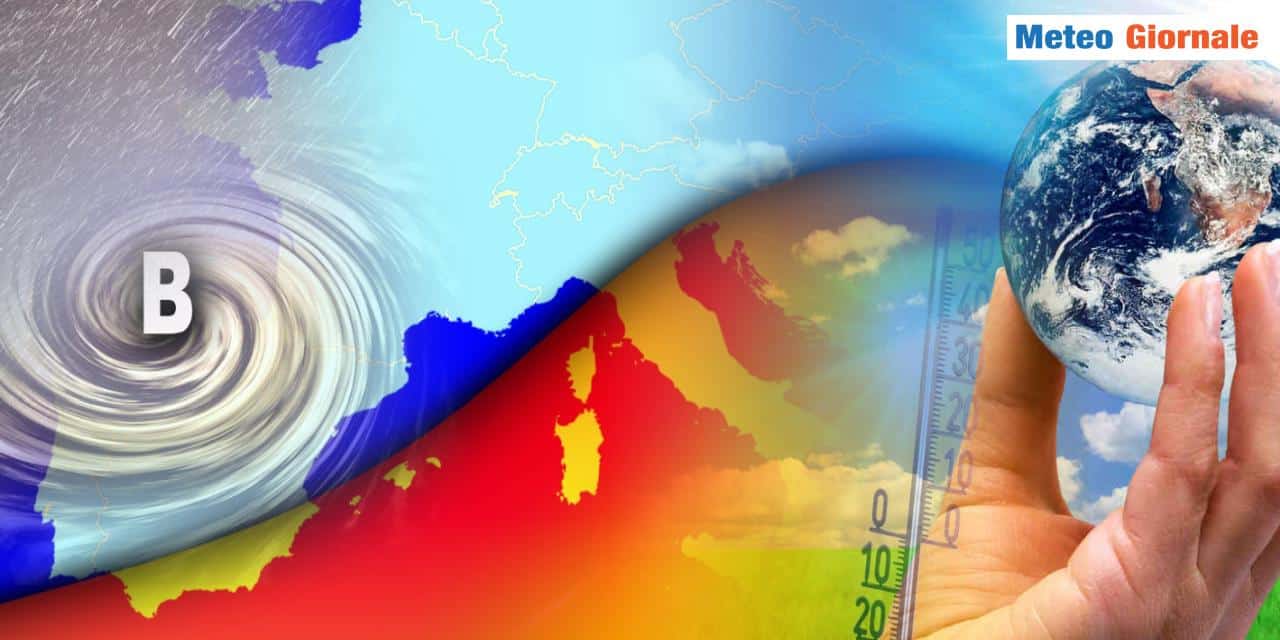 Anticiclone e temperature in risalita