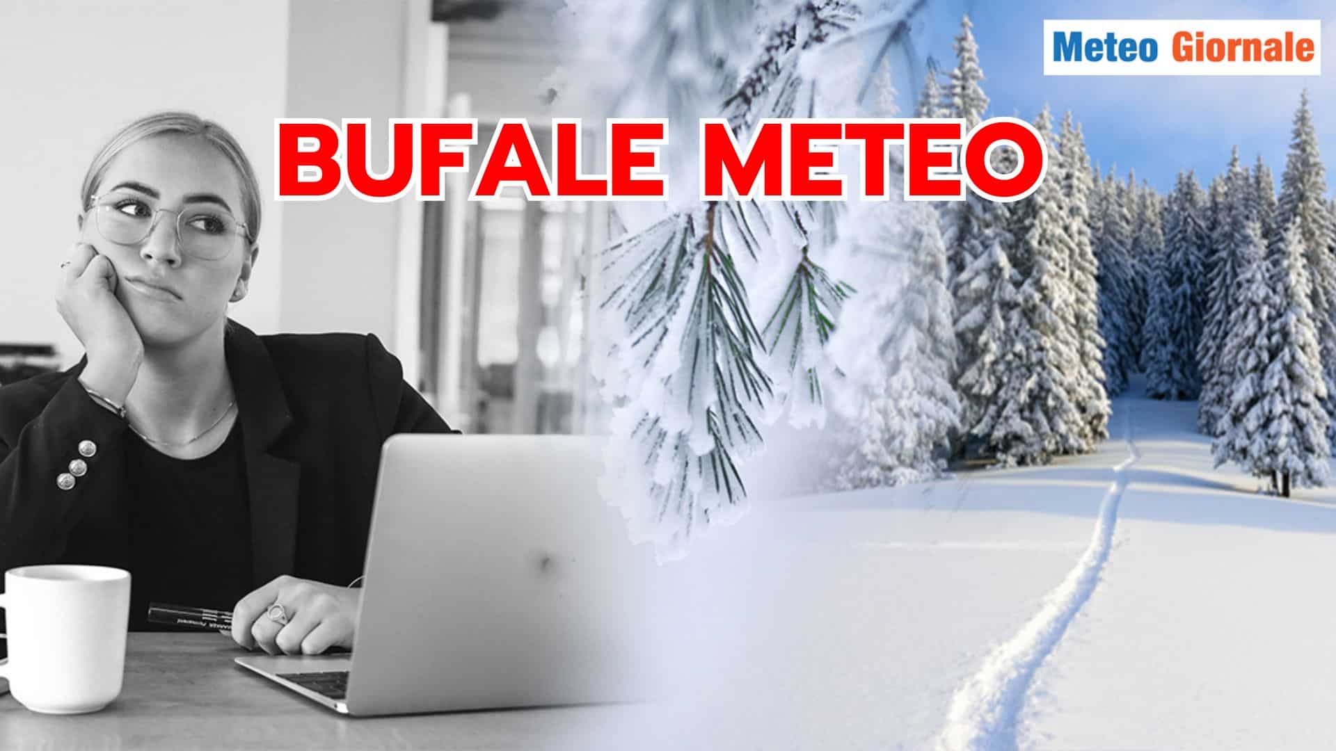 bufale meteo 23 fedgf