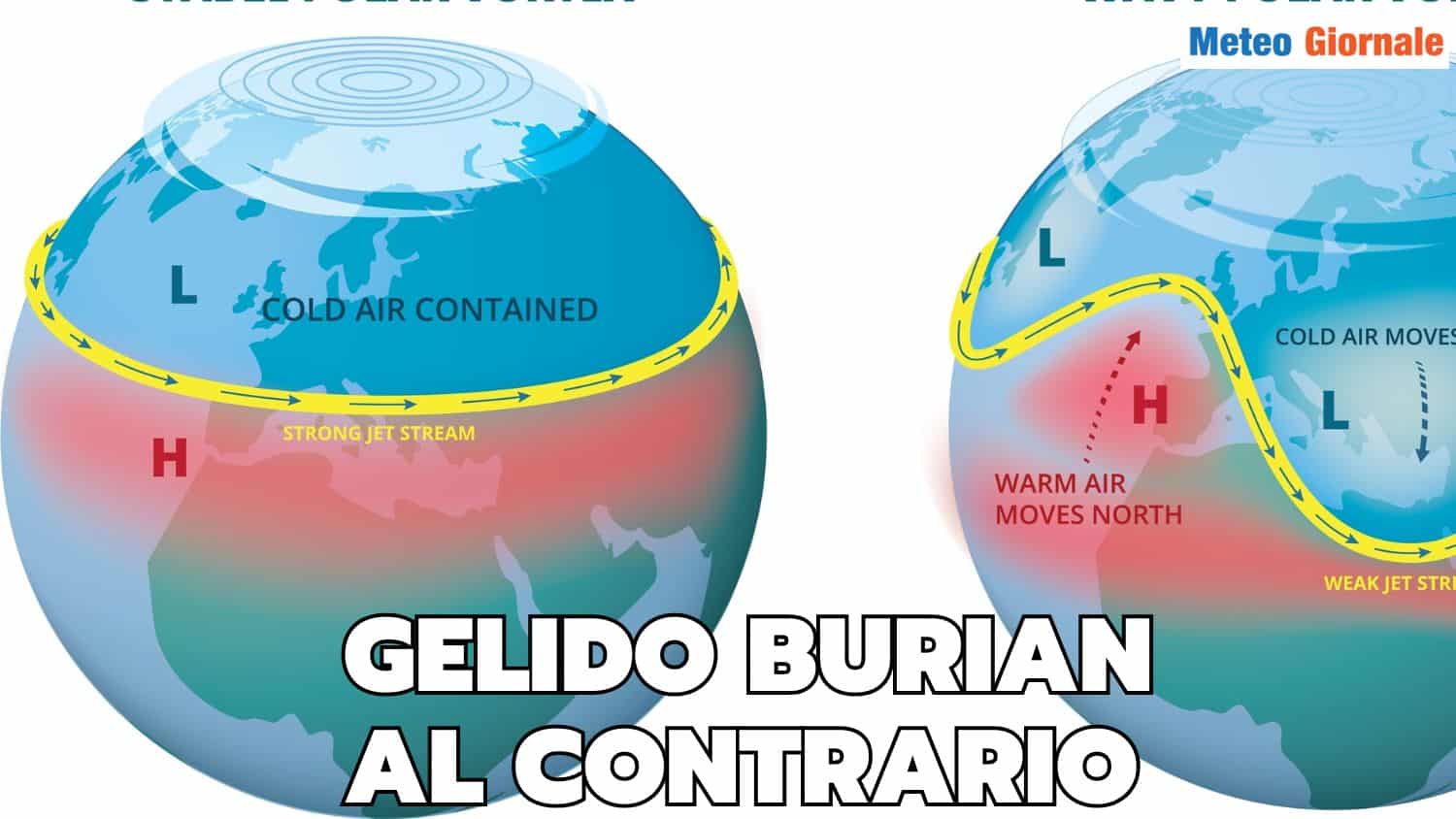 Meteo Italia: il gelido Burian al contrario