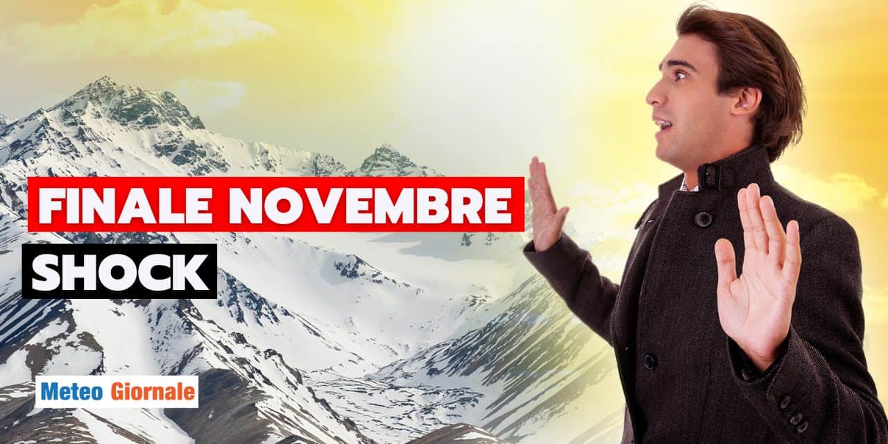 caldo fine novembre meteo 1611