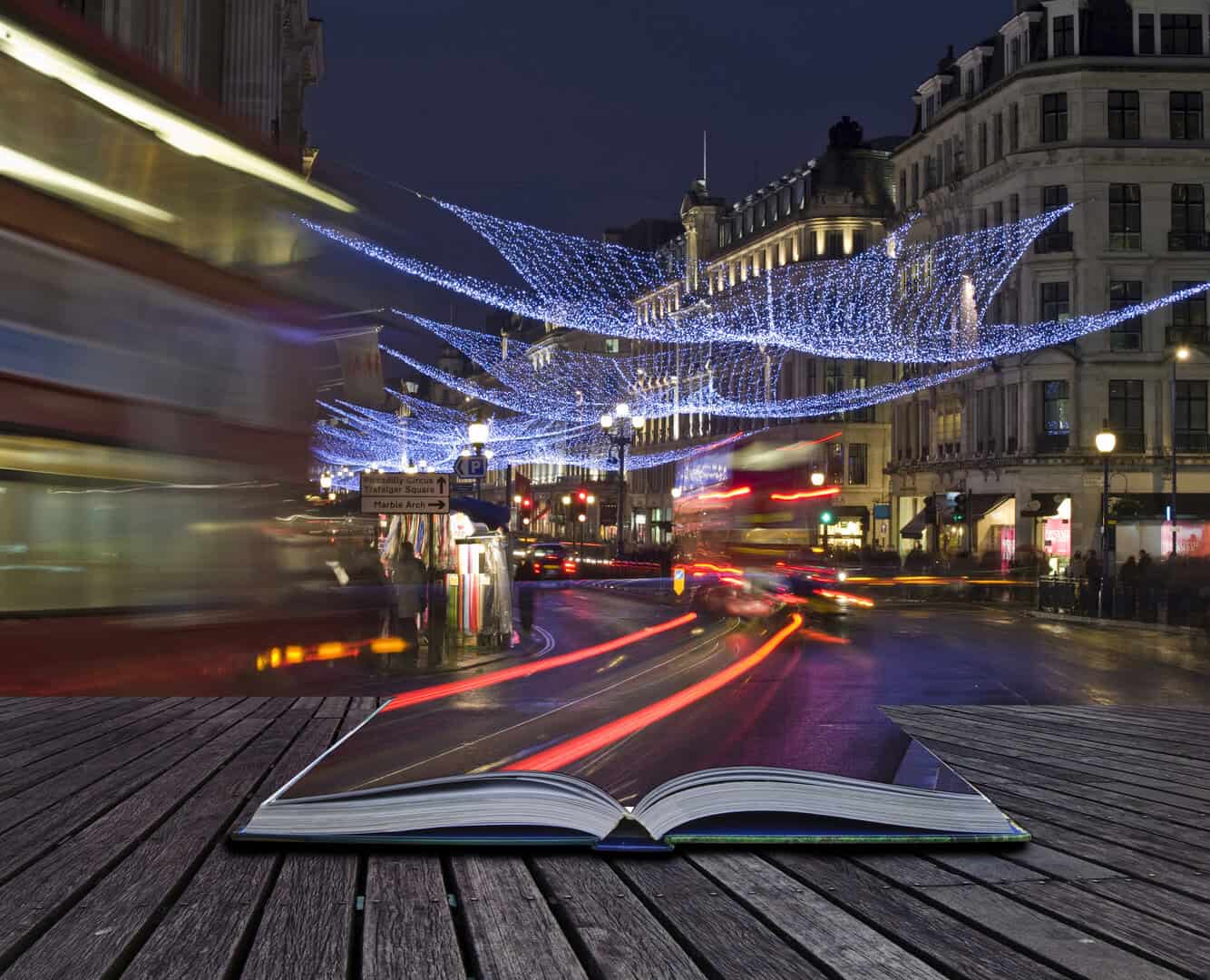 Turismo natalizio a Londra: storiche librerie al caldo del Natale