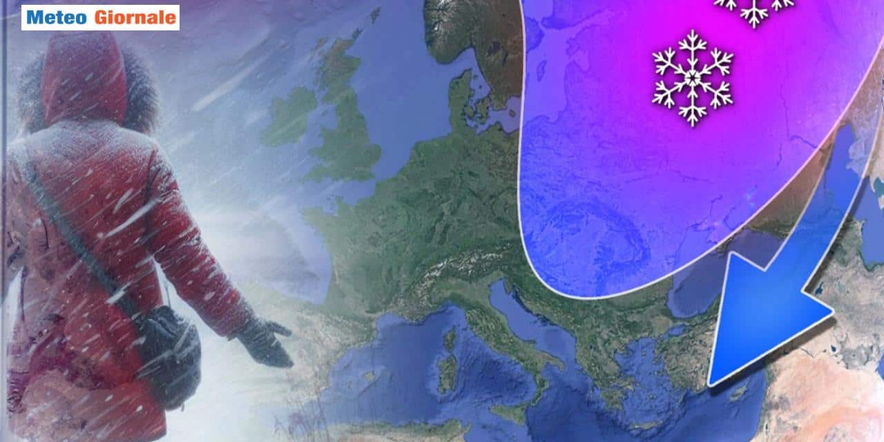 Meteo: l’Anticiclone trafitto da un bolide colmo di freddo e neve