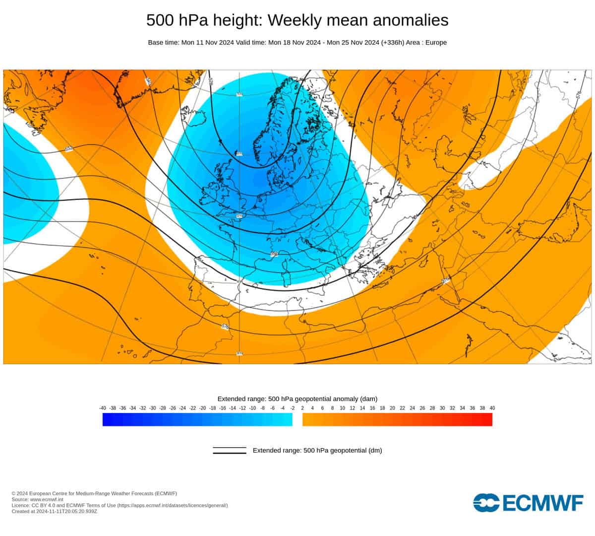 Tendenza Meteo: confermato il periodo più freddo e piovoso per la settimana 18-25 Novembre?