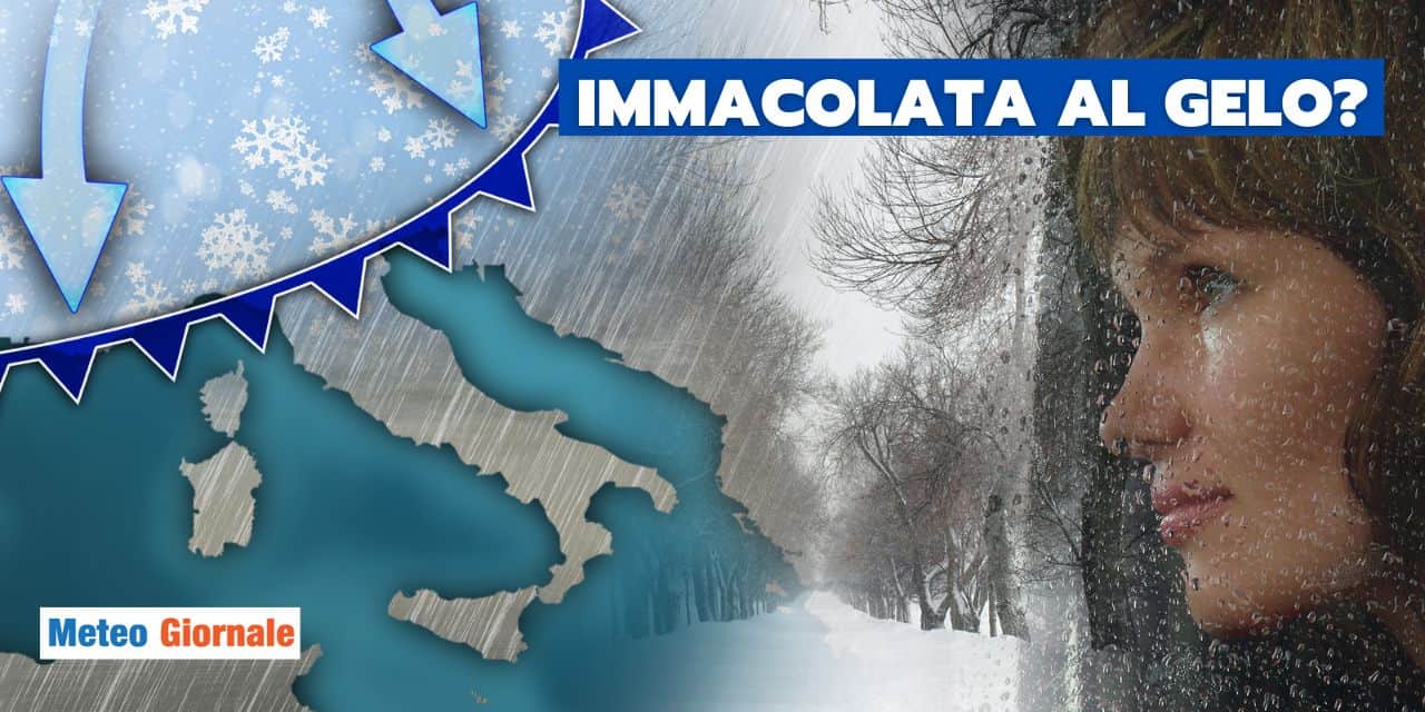 immacolata freddo neve gelo meteo 2311