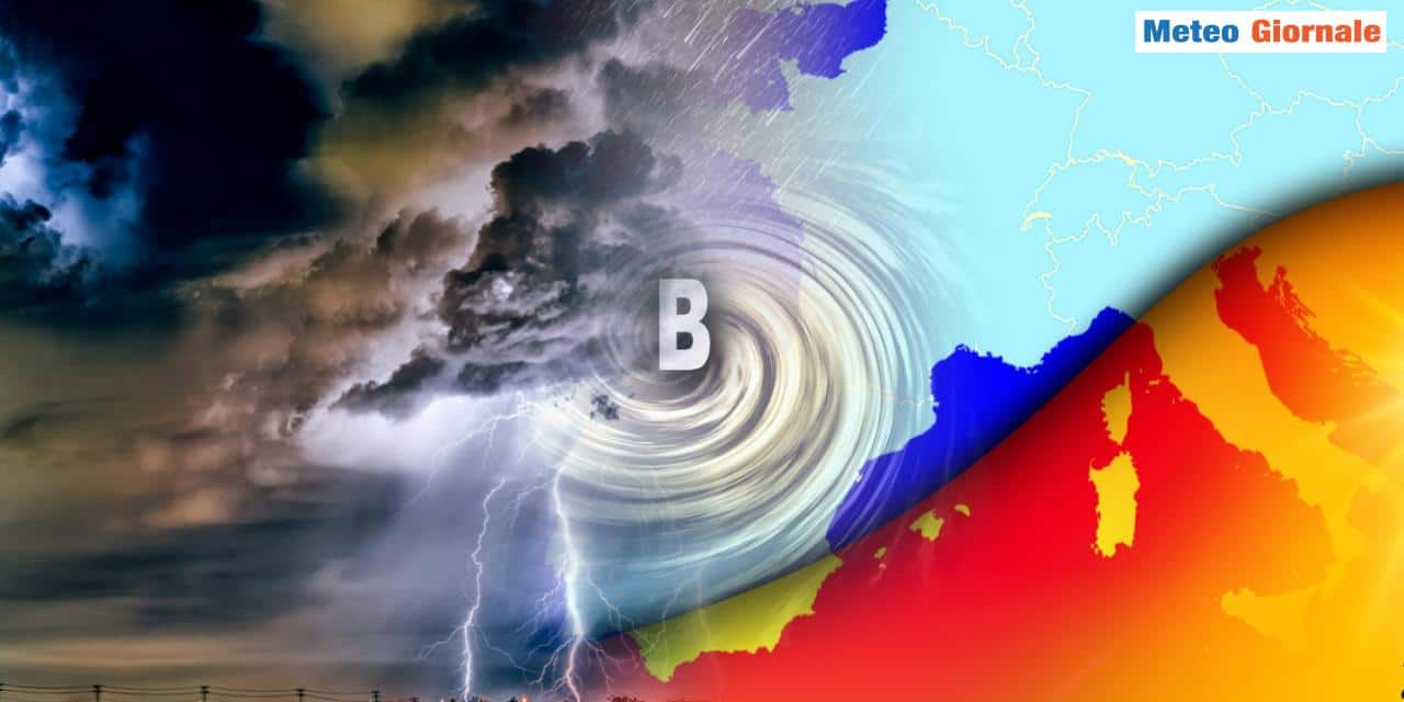 Vortice afro mediterraneo in marcia verso il nostro Paese
