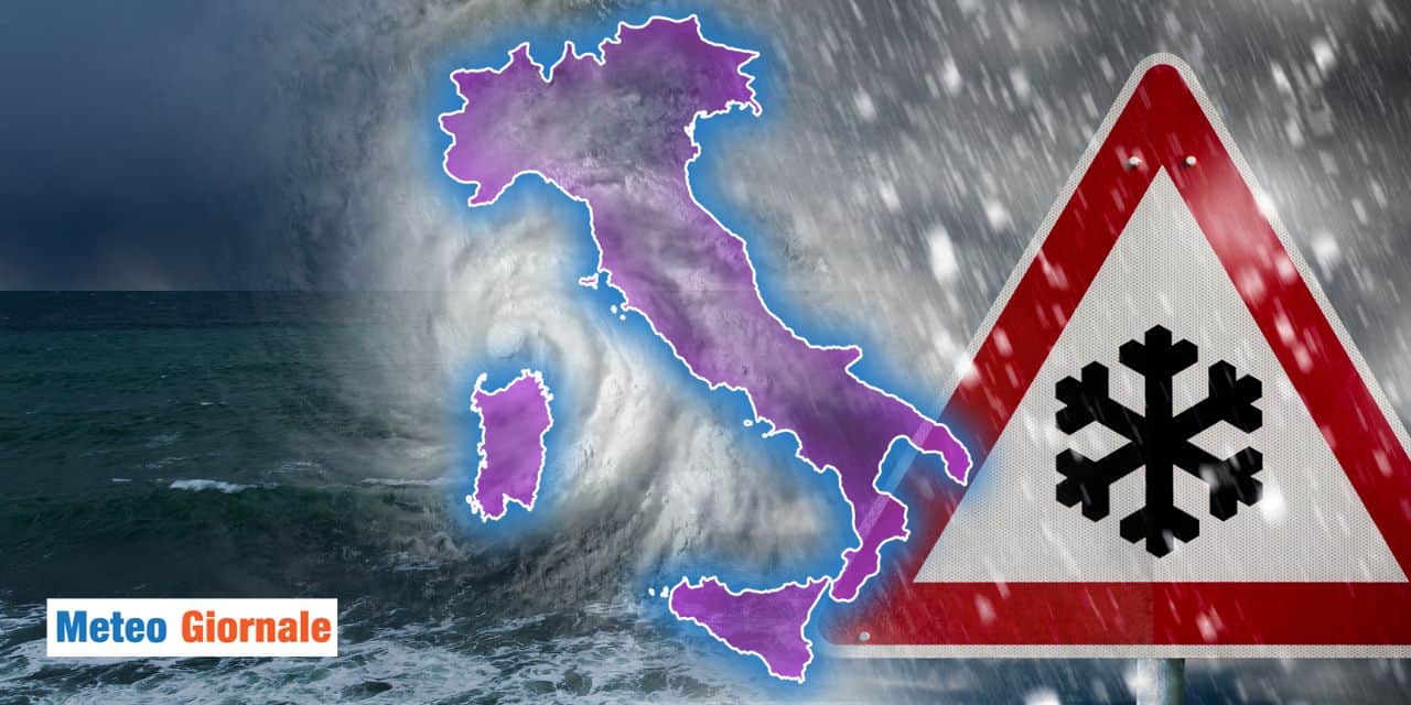 maltempo sabato neve meteo 2711