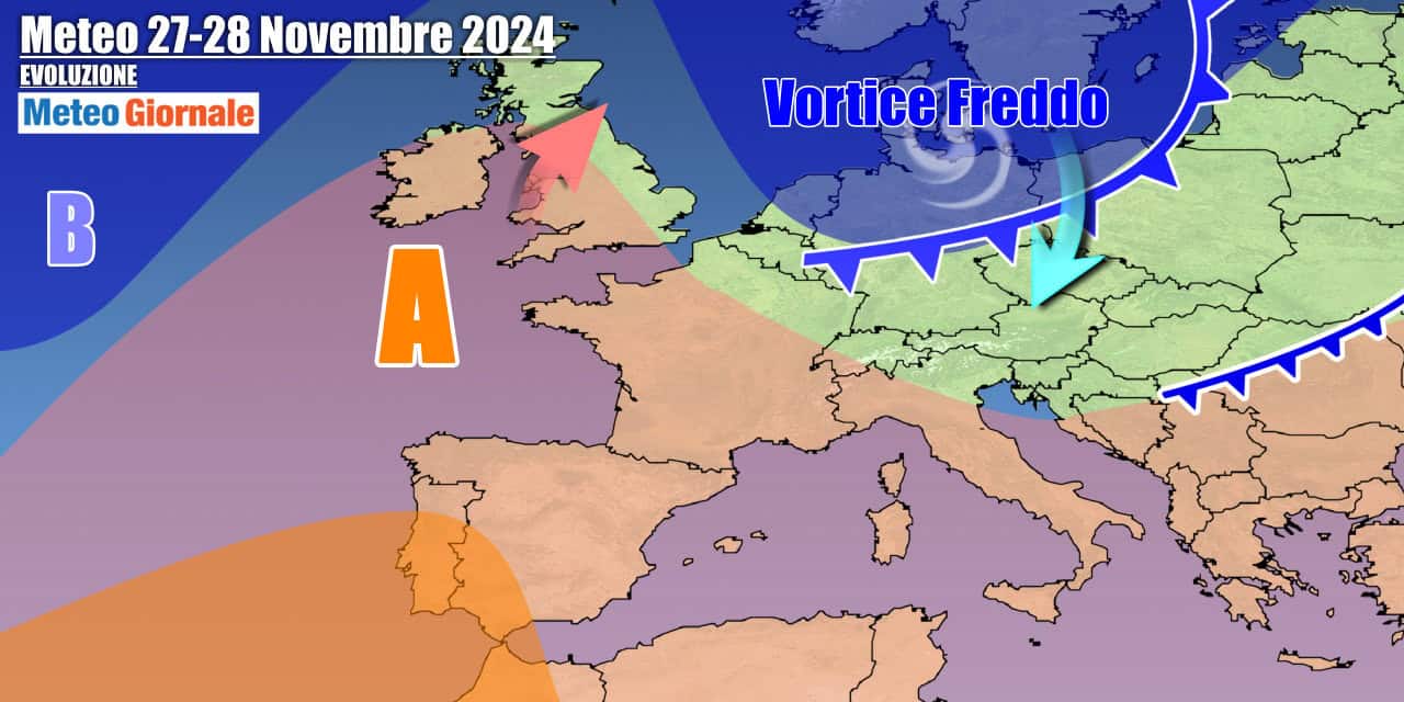 Verso evoluzione più invernale sul finire della settimana