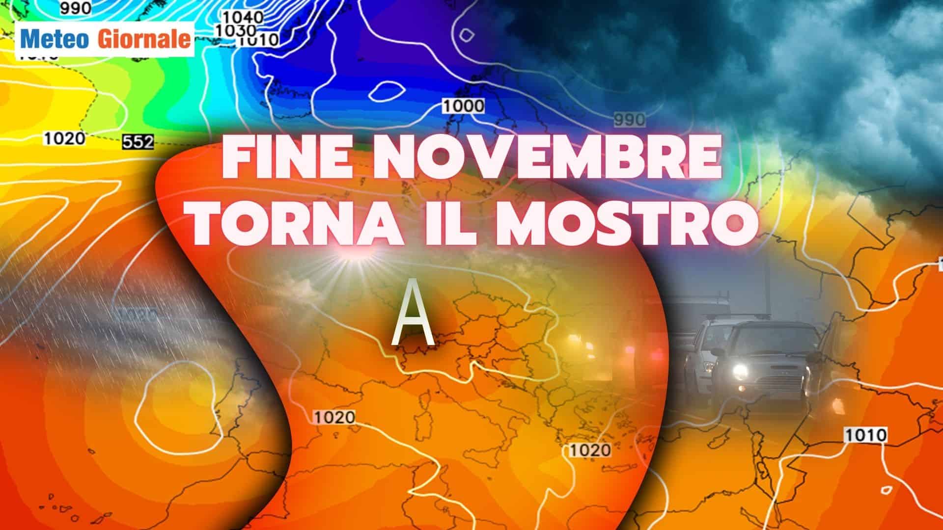 meteo fine novembre mostro 17 pfhdsa