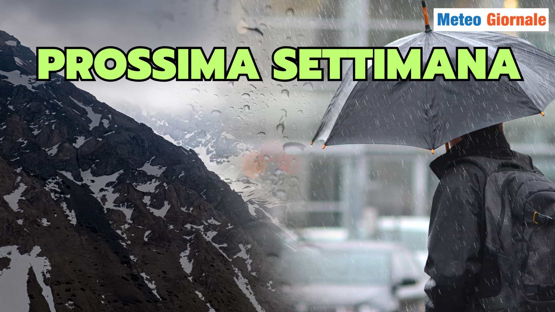 meteo prossima settimana 14 hrsgj