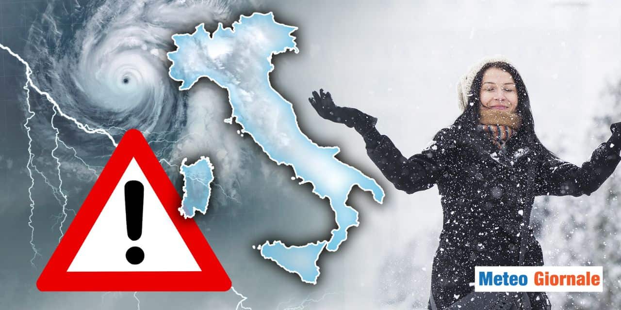 Meteo: AFFONDO dall’Artico, sarà freddo improvviso e NEVE in arrivo anche copiosa