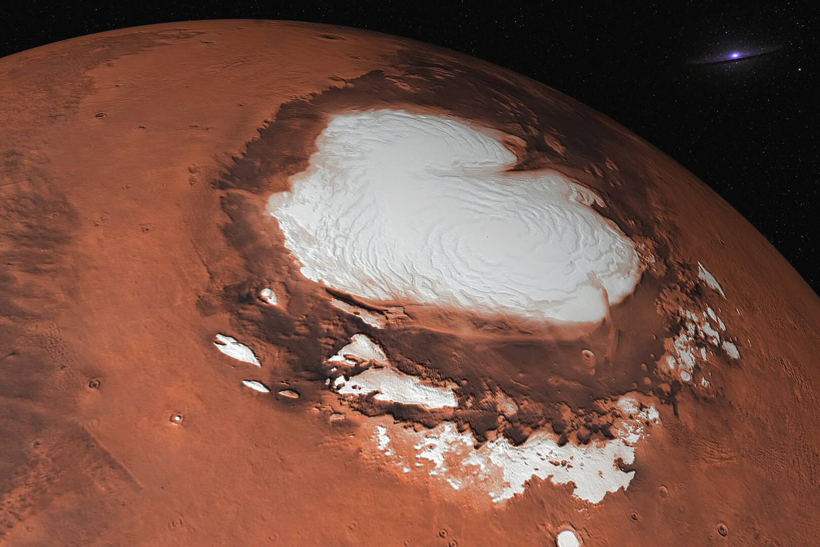 Marte aveva un oceano ghiacciato: la rivelazione dal rover cinese Zhurong