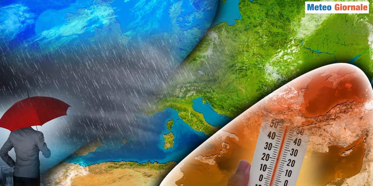 Meteo: ritorno della pioggia, ecco dove servirà l’ombrello