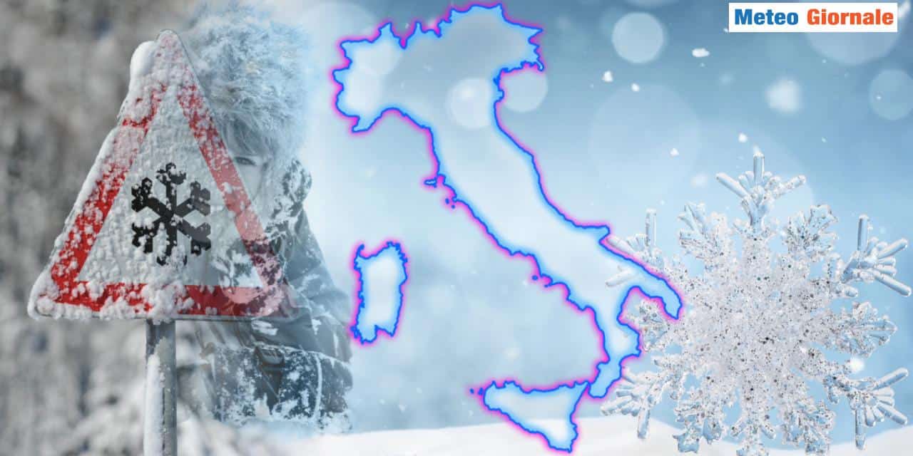 Neve in arrivo su molte regioni